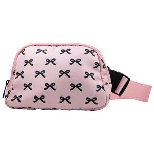 NWT: Pink bow belt bag